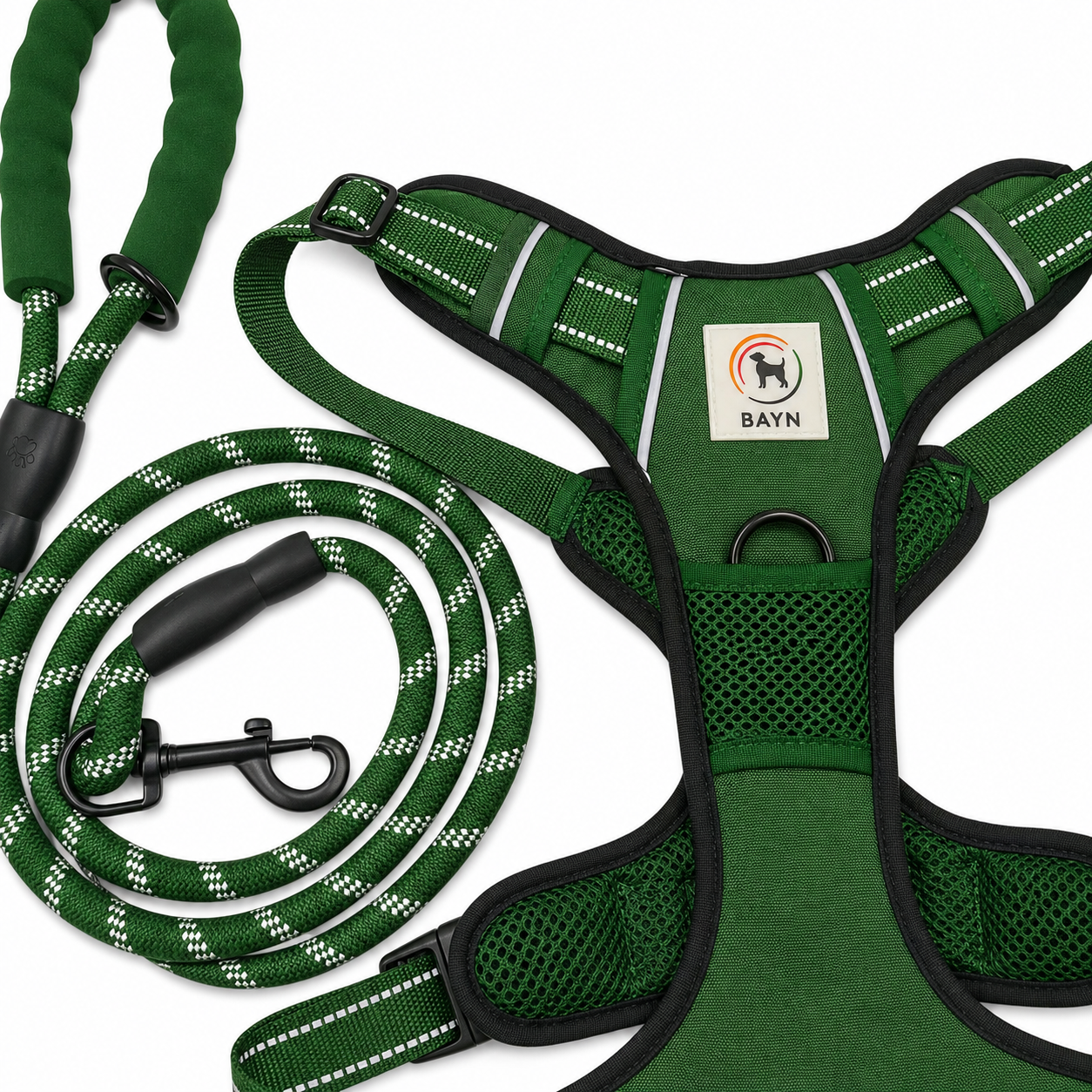 BAYN No-Pull Dog Harness & Leash Set